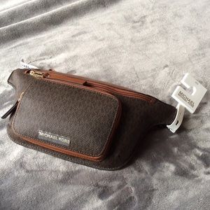 Michael kors double zipper belt bag Clearance